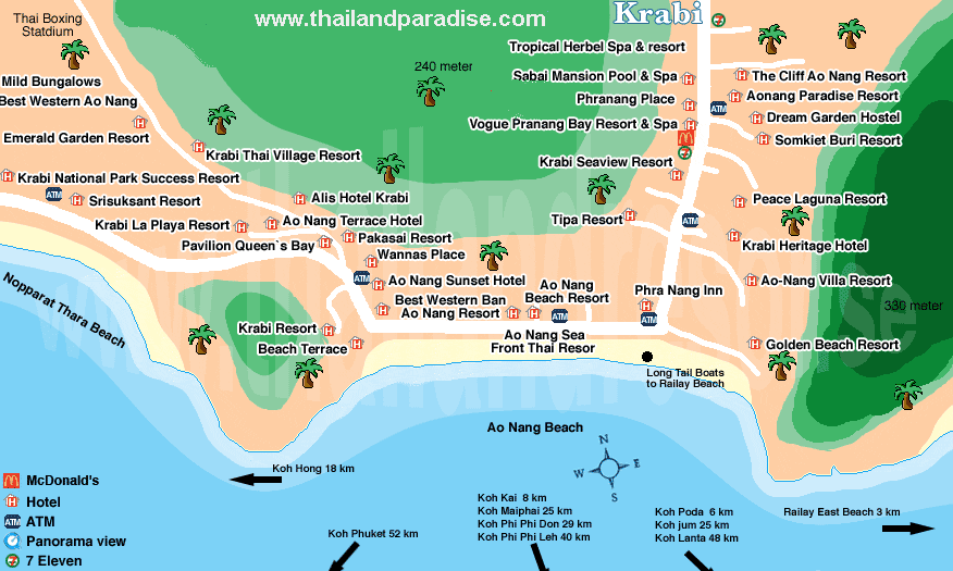 карта ао нанг