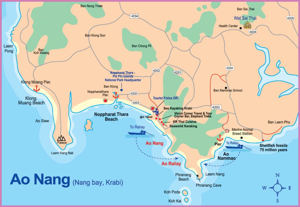 карта пляж прананг
