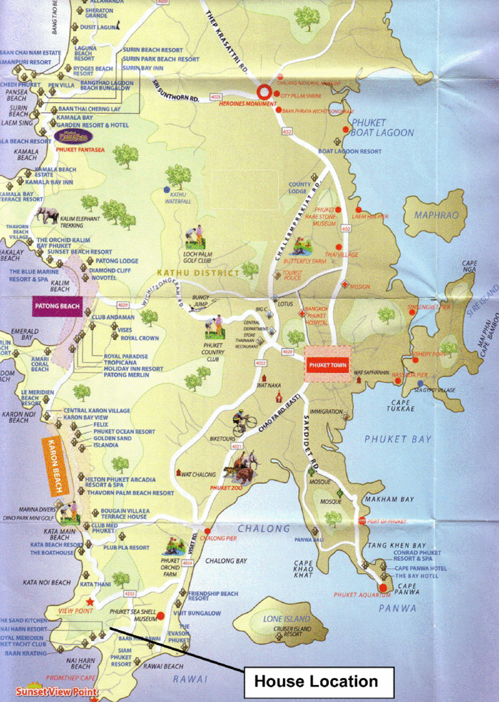 карта пхукета