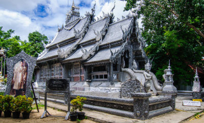 серебрянный храм в Чиангмае